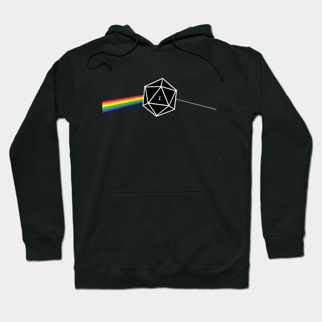 Dungeons And Dragons D20 Fail Pink Floyd Hoodie by SaverioOste